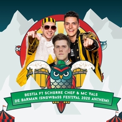 Bestia ft. Schorre Chef & MC Vals - De Barman  CD-Single