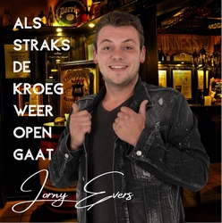 Jorny Evers - Als straks de kroeg weer open gaat  CD-Single