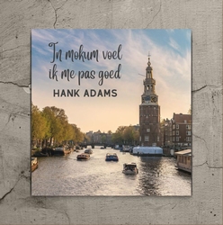 Hank Adams - In Mokum Voel Ik Me Pas Goed  2Tr. CD Single
