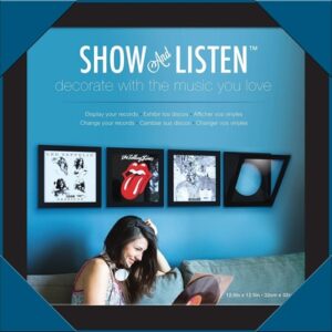 Snap Show & Listen Wissellijst voor 1 LP Zwart