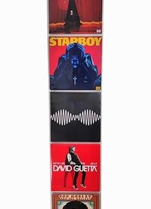 Hang Wanddisplay voor 5 lp's
